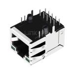 LPJG18813AFNL 100/1000 Base-T Tab UP Green/Green Led Single Port RJ45 lan Jack