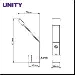 Stainless Steel Flush Bolt Door Accessories for Fire Door Easy Installation