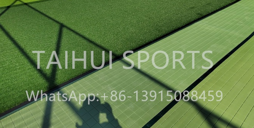 Artificial Grass 50mm Turf For Soccer Sports Field Special Porous Design