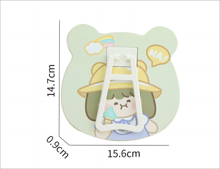 Mini Makeup Compact Small Pocket Little Square Home Decor Mirror and Fashion Design Style