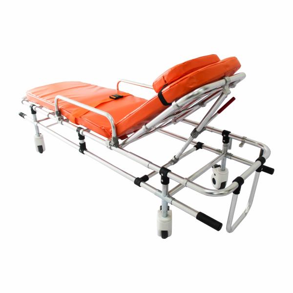 Aluminum Alloy Foldable Double-Tube Low-Position Ambulance Stretcher Emergency