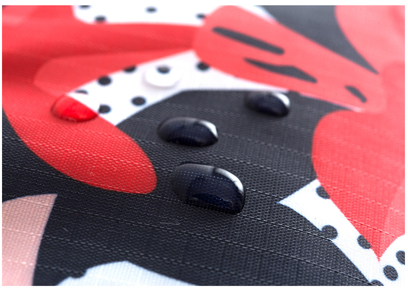 Wholesale Custom Half Moon Shape Printed Practical Wash Makeup Bag