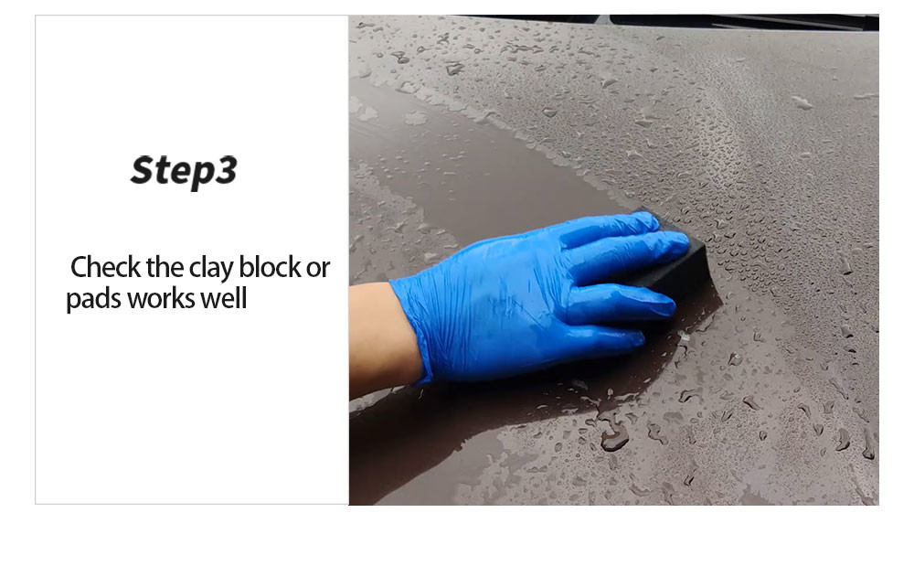 Portable Black Customs Shape Car Washing Kit With Pp Box Packages