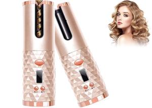 Wholesale LED Display Automatic Turning Curling Iron , Ceramic Portable Usb Hair Curler from china suppliers