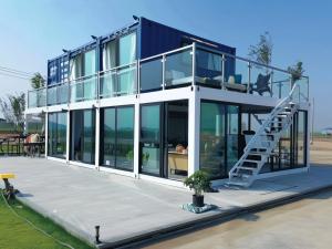 Wholesale BOX SPACE 20ft Flat Pack Container House Prefab Shipping Container House Luxury Prefabricated Container Homes from china suppliers