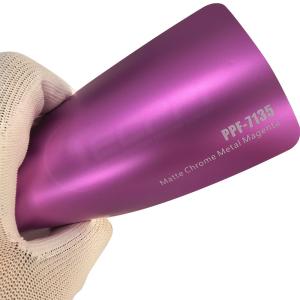 Wholesale PPF-7135 Matte Chrome Metal Magenta Color Paint Protection Film For Car Scratch from china suppliers