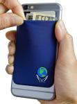 Hot Sale Elastic Smart Phone Wallet Lycra Cell Phone Pocket In Black ,For