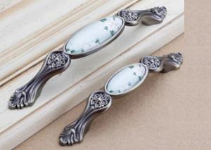 Wholesale Antique Marble Pattern Ceramic Kitchen Door Knobs And Handles Lightweight from china suppliers