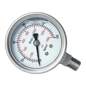 Wholesale 63mm All Stainless Steel Pressure Gauge Lower Mount SS316 Material Bayonet Ring from china suppliers