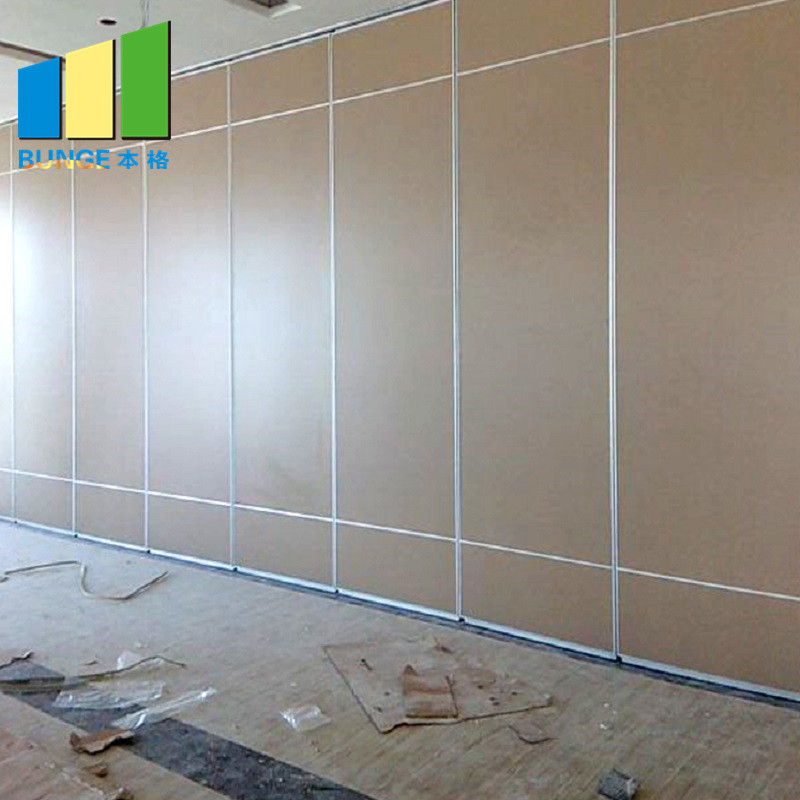 America Operable Sliding Movable Partitions Acoustic Partition Walls For Banquet Hall