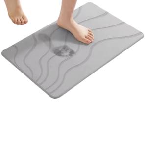 Wholesale Non Anti Slip Quick Drying Diatomaceous Earth Stone Bath Mat Custom Size 60*39cm from china suppliers