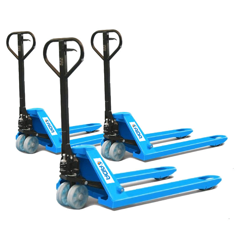 AIDA Manual Electric Pallet Truck With 180 Mm Steering Wheel and 200mm Fork Height