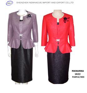 Wholesale Ladies Fashion New Styles Latest Dress Suits for Women, Elegant Skirt Suits (ML-1622#) from china suppliers