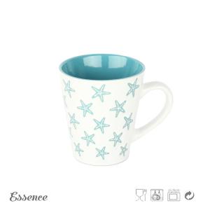 Wholesale Ceramic Promotional Coffee Mugs With Logo Hand Painted Minimalism 390ml from china suppliers