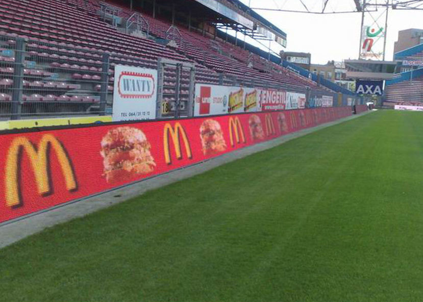 External Banner Stadium Perimeter Led Display Ip65 For Football Field