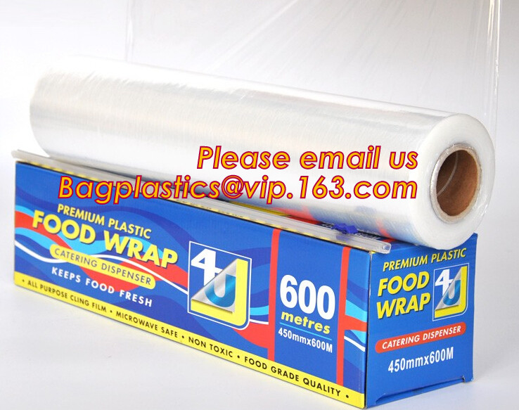 PVC Cling Film Plastic Wrap 30CM X 400M Cheap Food Wrap Film, Pvc Cling Film Jumbo Roll, 11 micron pvc stretch food wrap