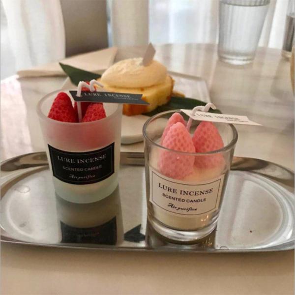 Luxury Handmade Glass Jar Scented Candles Beautiful Gifts Candle With Box