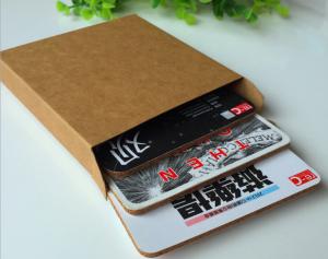 Wholesale Brown Box packaging Wooden cork coaster Customized size and printed logo for home and hotel from china suppliers