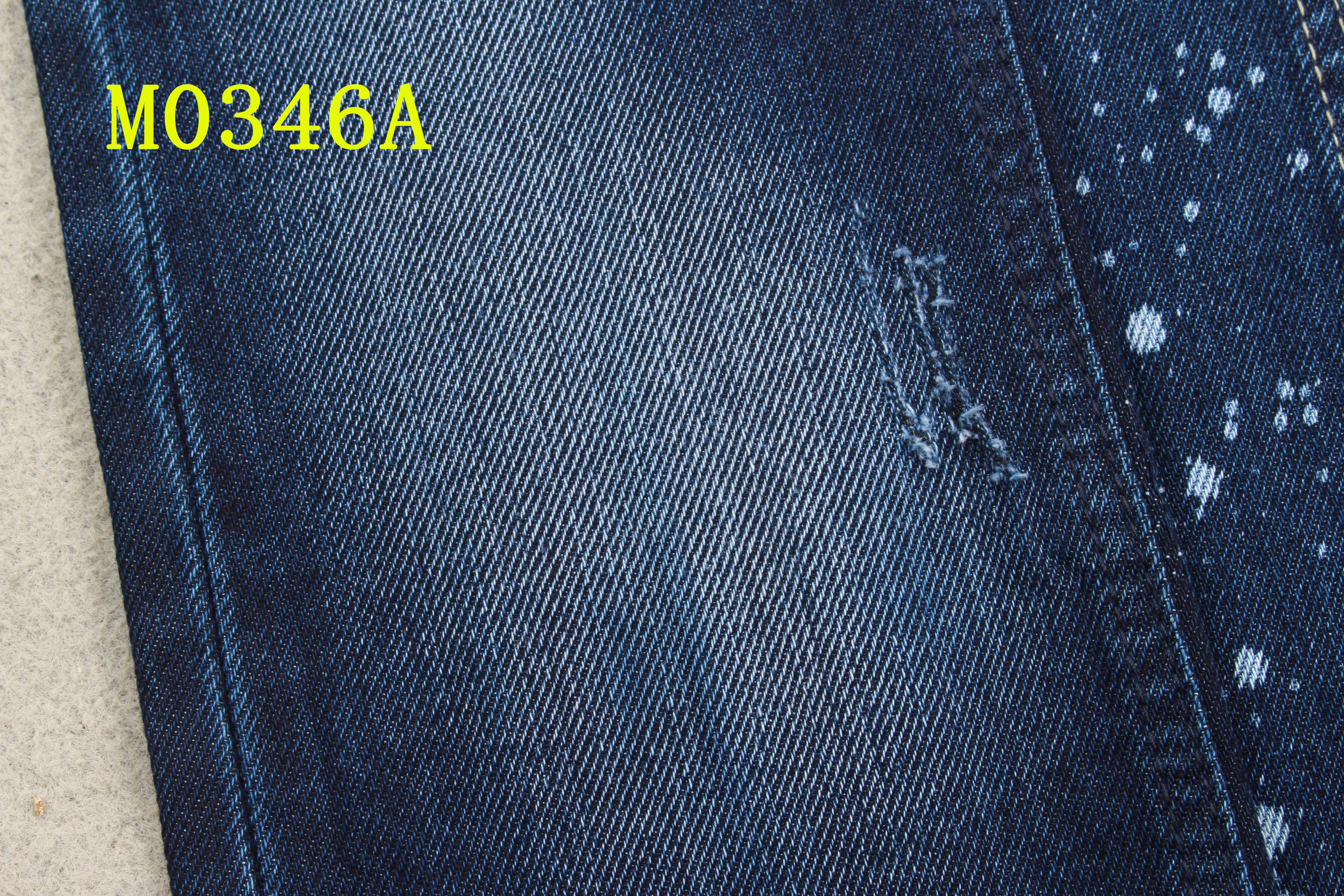 10Oz Double Layer Stretch Jeans Material Woven Denim Fabric For Women