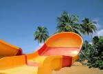 Mini Boomerang Slide Commercial Water Park Equipment For Hotels Water Parks