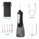 2500mAh Battery Powered Water Flosser for Travel , Large Tank Cordless Dental