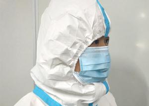 Wholesale Non Woven Disposable Protective Suit Virus Surgery Hooded Disposable Coveralls CE from china suppliers