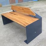 New design street patio park bench seat,WPC wooden slats for bench