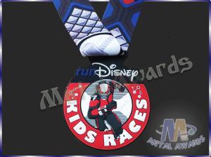 Wholesale Disney Logo PVC Custom Plastic Medals With 850 * 38MM Sublimated Ribbon from china suppliers