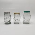 Wholesale 15oz creative personality Santa Claus shape 470ml glass mason jar