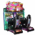 Commercial Arcade Car Racing Machine 500W 2 Person Arcade Machine Easy Operated