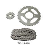HJ125 CM125 WY125 Motorcycle Sprocket And Chain Kit BAJAJ CGL Repuestos Kits