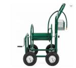 Camping Occasion Heavy Duty 4 Wheels Stainless Steel Metal Garden Water Hose