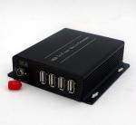 4 port USB Fiber media converter,USB2.0 to fiber converter,4 port USB2.0 to