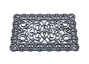Wholesale Paint Coating Entrance Half Moon Door Mats Outdoor Wrought Iron Welcome Mat from china suppliers