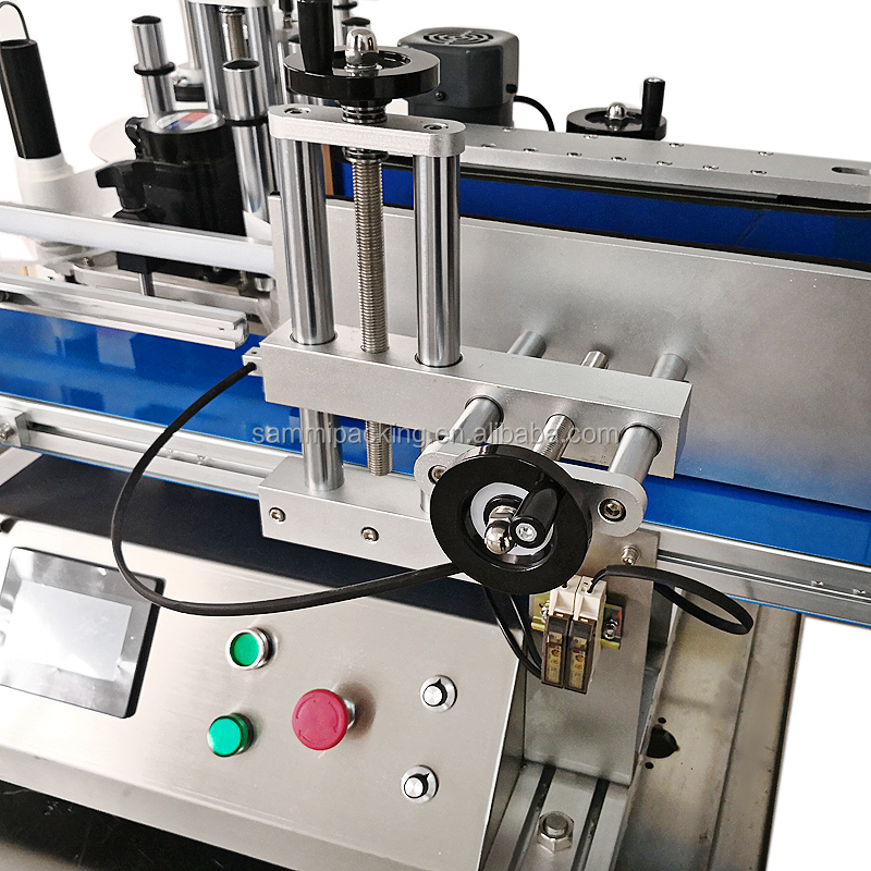 the lower price and hot sale tabletop automatic labeling machine for round bottle
