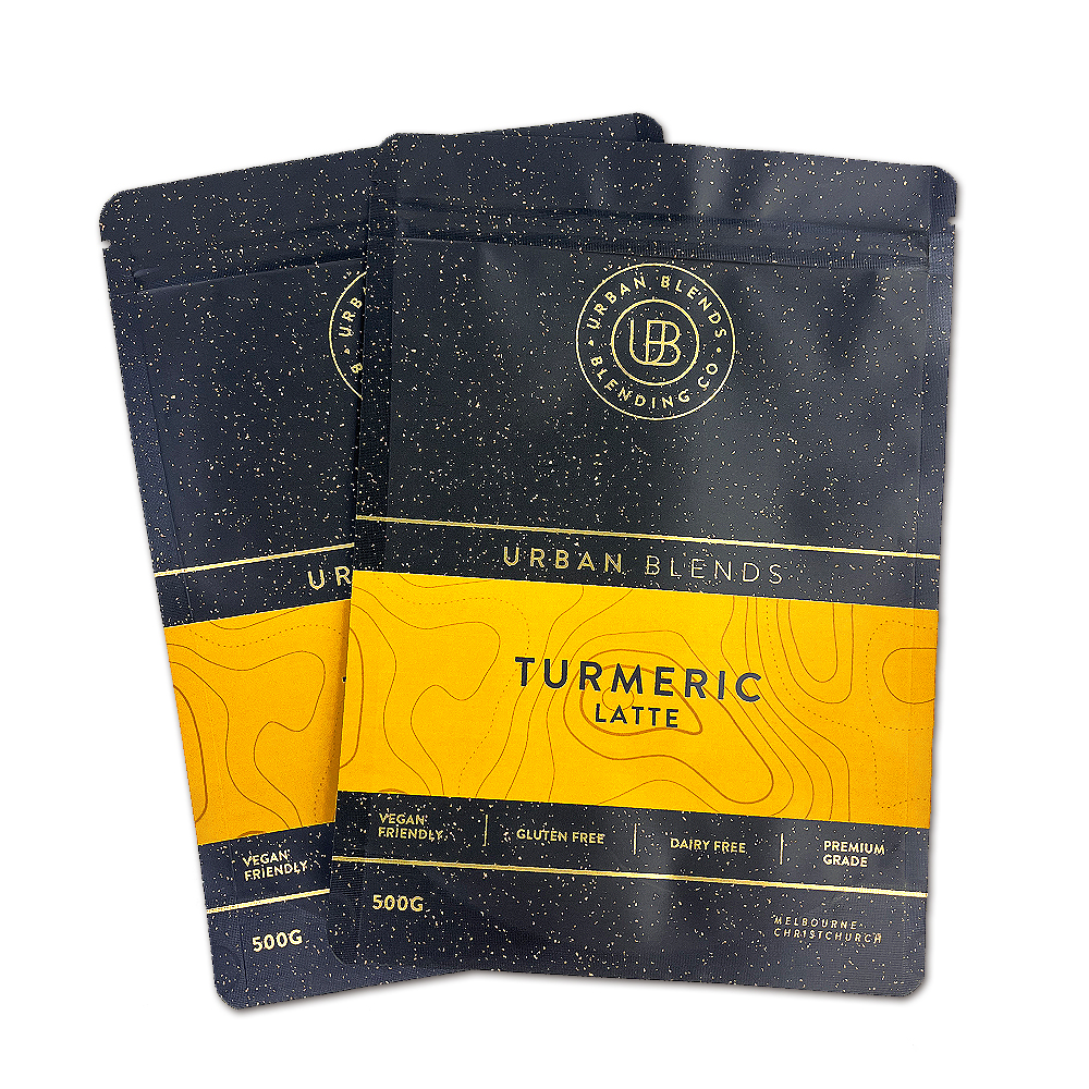 Zipper Top Stand Up Pouch For Latte Packaging Customized Professional Plastic Bag
