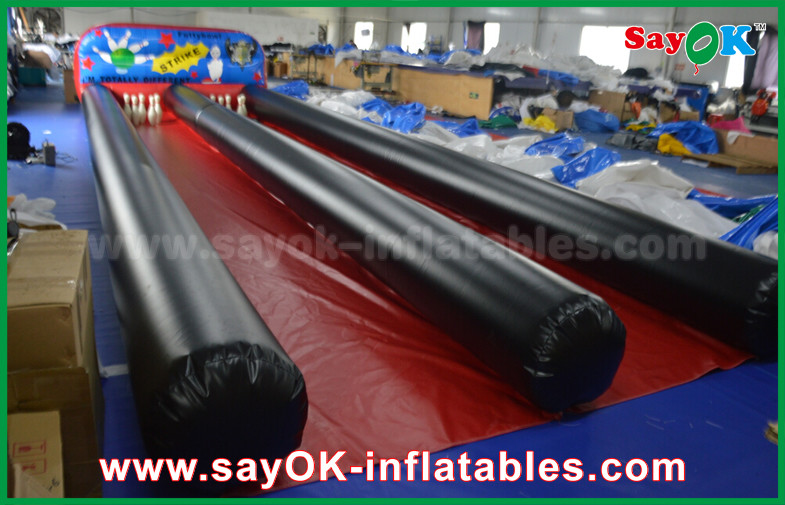 Inflatable Bowling Game PVC Inflatable Sports Games Inflatable Bowling Balls Pool Filed With Balls