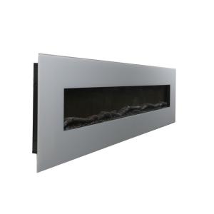 Wholesale Top Heater White Tempering Glass Wall Mounted Fireplace 3 Dimmer Brightness 47in from china suppliers