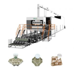 China Food Package Pulp Tray Making Machine For Egg Trays Boxes / Fruit Trays on sale
