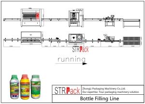 Wholesale 250ML-5L Pesticide Liquid Filling And Capping Machine Line Stable Anti Corrosive from china suppliers