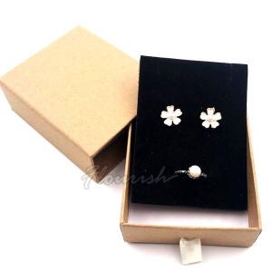 Wholesale Middle Kraft Paper Jewelry Boxes Cardboard / Paperboard Gift Box Multiple Color And Size from china suppliers
