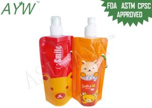 Wholesale Food Liquid Pouch Packaging For Kids Beverage , Plastic Liquid Bags With Reusable Zip Lock from china suppliers