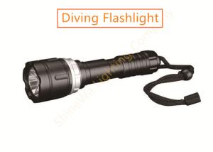 Wholesale 550LM Diving Focusing Led Flashlight Changeable Battery Use Under 80m Water from china suppliers