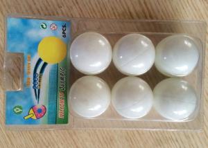 Wholesale Professional Table Tennis Balls 6 PCS Heat Seal Clam Packing For Training from china suppliers