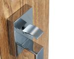 Entry Locking Door Handles Silver Zinc Alloy Plate American Standard Lock Body