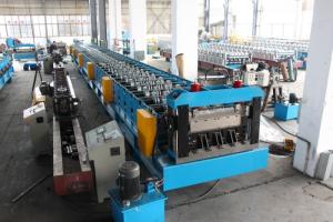Wholesale Galvanized Steel Floor Deck Roll Forming Machine Hydraulic Decoiler 30KW from china suppliers