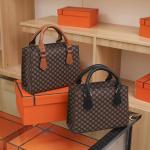 PU Leather Luxury Women's Handbag Set Tote Messenger Bag and Elegant Shoulder