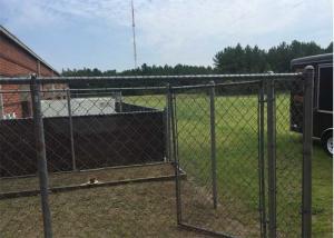 Wholesale Stadium Cyclone Vinyl Covered Chain Link Fence 4.0mm Wire Dia from china suppliers