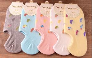 Wholesale Cotton Women's Seamless Invisible Socks from china suppliers