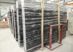 Heavy Duty Bathroom Marble Slabs , Black Marble Slab For Dining Room Worktop